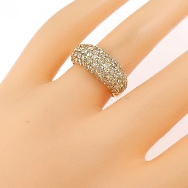 Nhẫn kim cương Pavé K18YG 2.00CT 670545