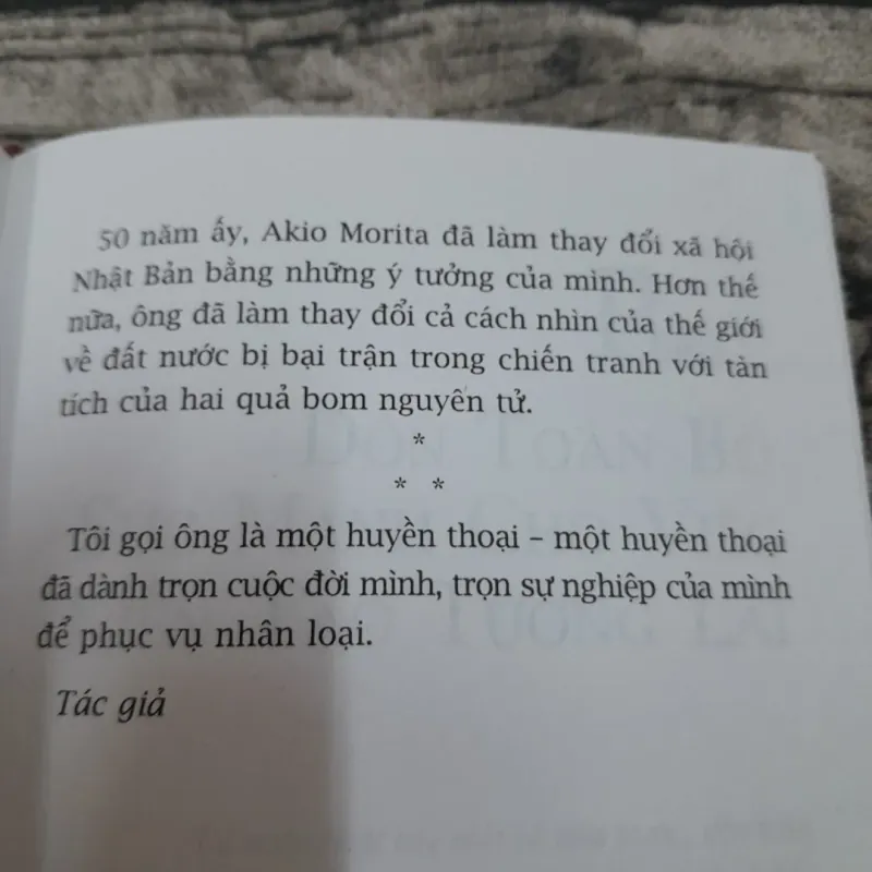 Akio Morita và SONY- Kiến tạo nền Giải trí tương lai. Tg Lê Nguyễn và các Chuyên gia PACE 778356