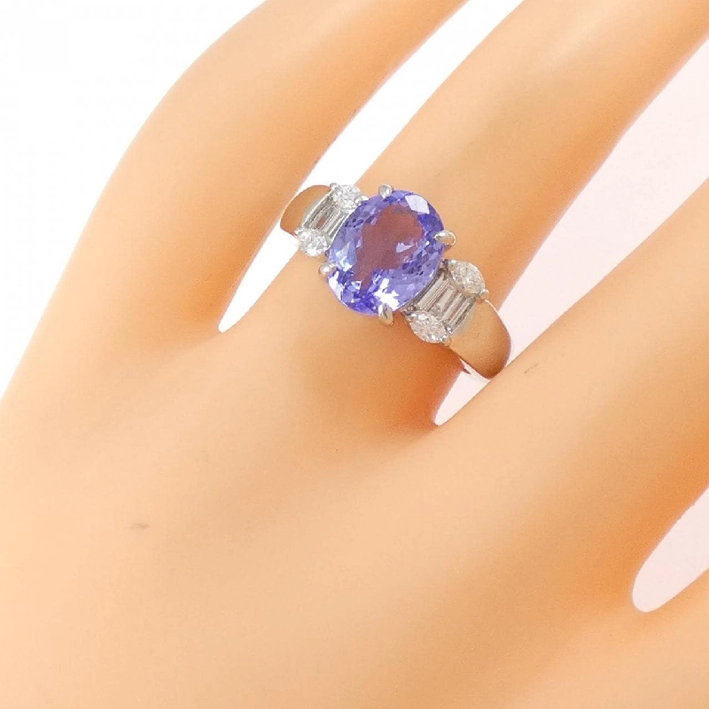 Nhẫn Tanzanite PT900 2.69CT - Hàng hiệu Authentic 850465