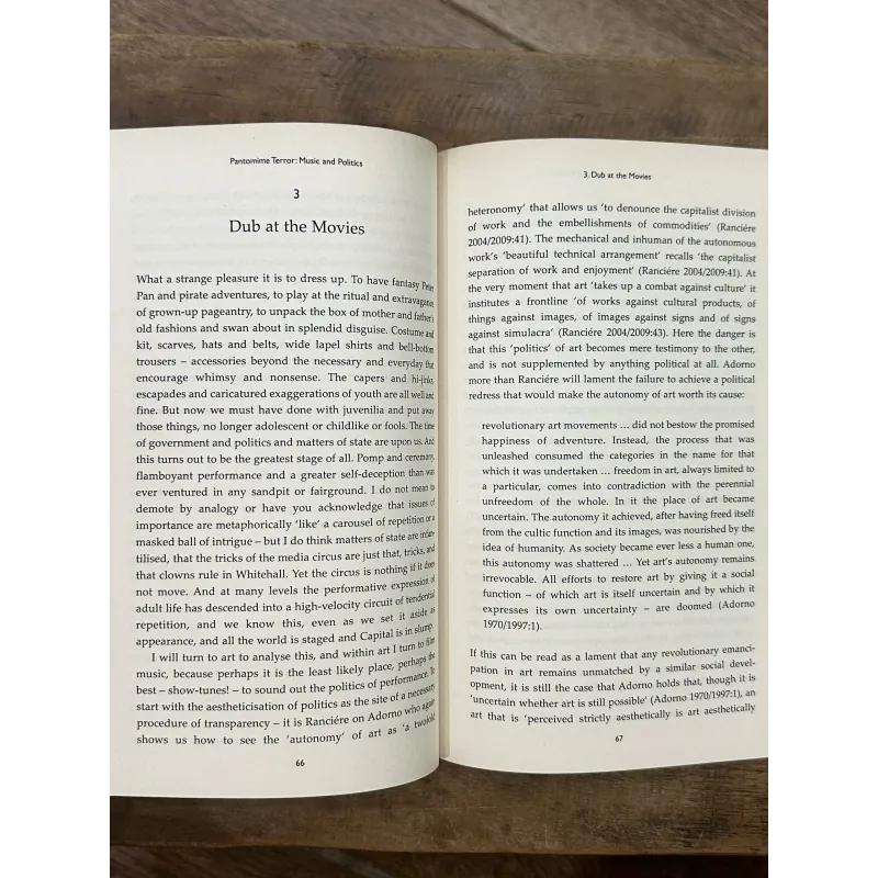 Pantomime Terror: Music and Politics – John Hutnyk (Signed) 734850