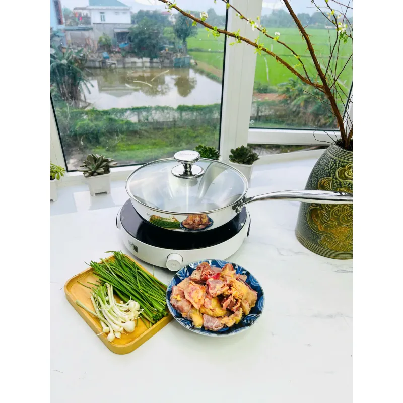 🍳 Chảo inox 304 lòng sâu Kalite KWP2501 – Chống dính đỉnh cao, xào nấu cực đã! 🔥 740361