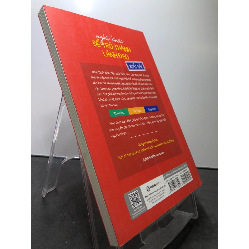 Nghĩ khác để trở thành lãnh đạo xuất sắc 2019 mới 85% bẩn nhẹ mộc sách Paul Sloane HPB1308 QUẢN TRỊ 458492