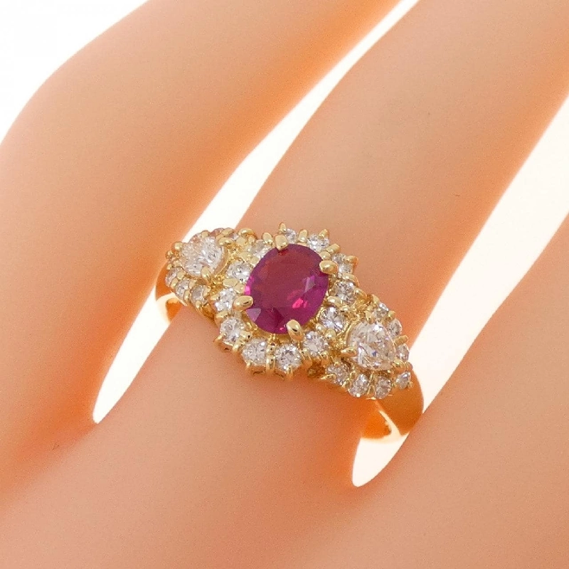 Nhẫn ruby K18YG 0.47CT 670461
