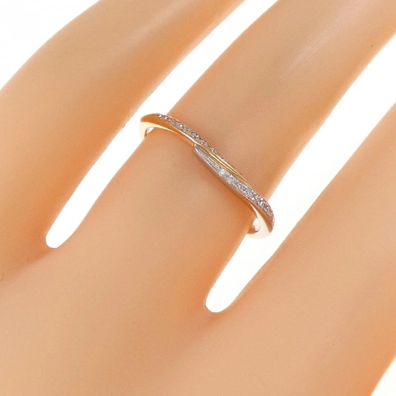 Nhẫn kim cương K18PG/PT900 0.10CT 668909