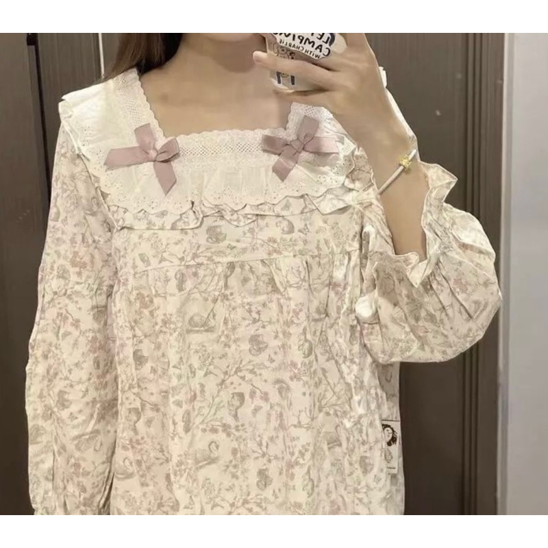 Set đồ ngủ tiểu thư Hàn Quốc freesize 82885