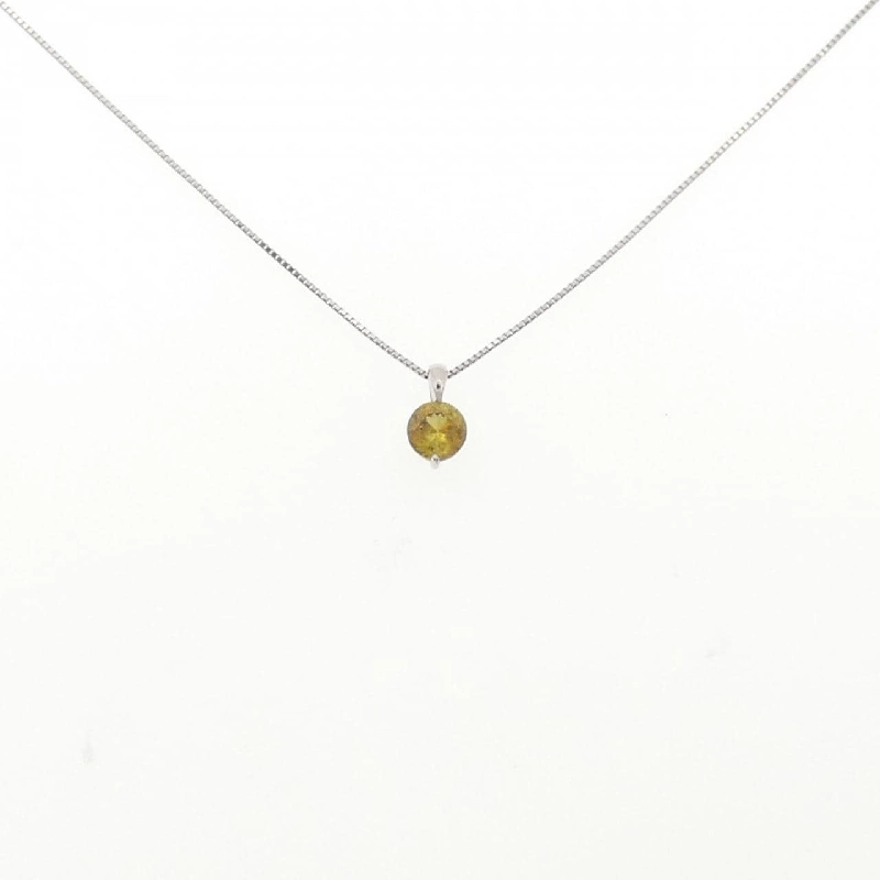 Vòng cổ Sphene 0.70CT bằng Platinum/PT850 - Hàng hiệu Chính hãng 863713