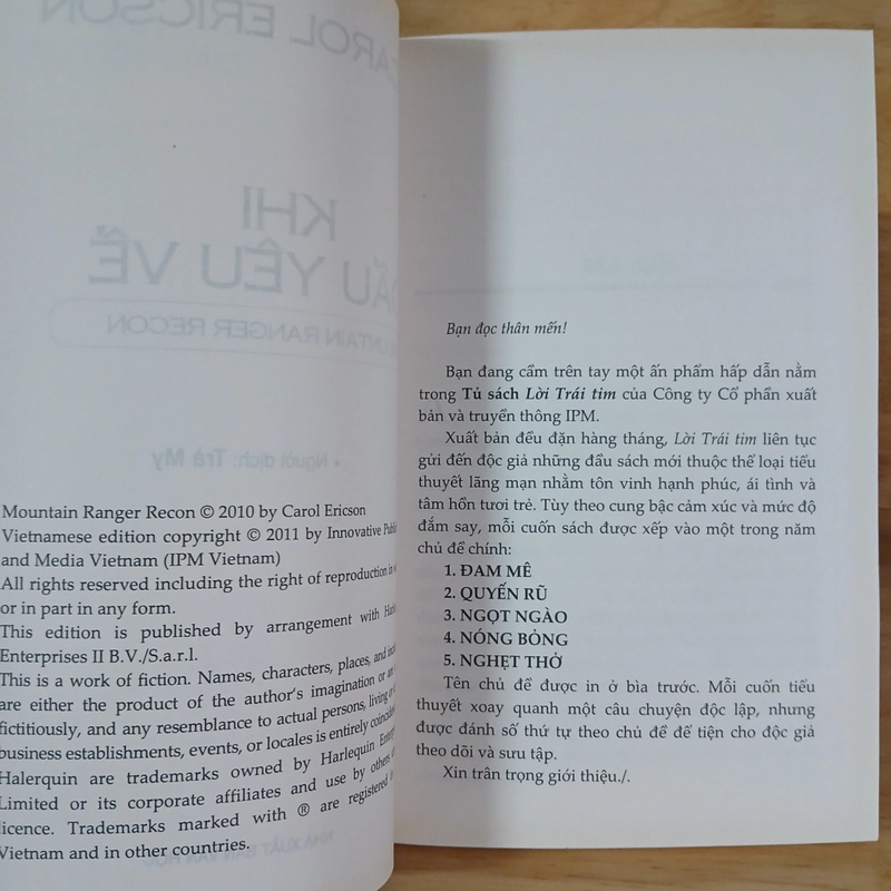 Khi Dấu Yêu Về - Carol Ericson 459841