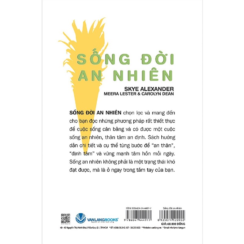 Tự Chăm Sóc Cuộc Sống - Sống Đời An Nhiên - Skye Alexander, Meera Lester, Carolyn Dean 163850