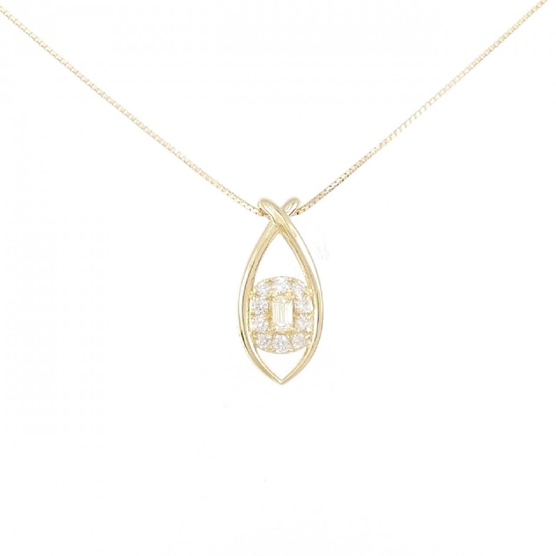 K18YG Dây chuyền kim cương 0.20CT - Hàng hiệu Chính hãng 863197