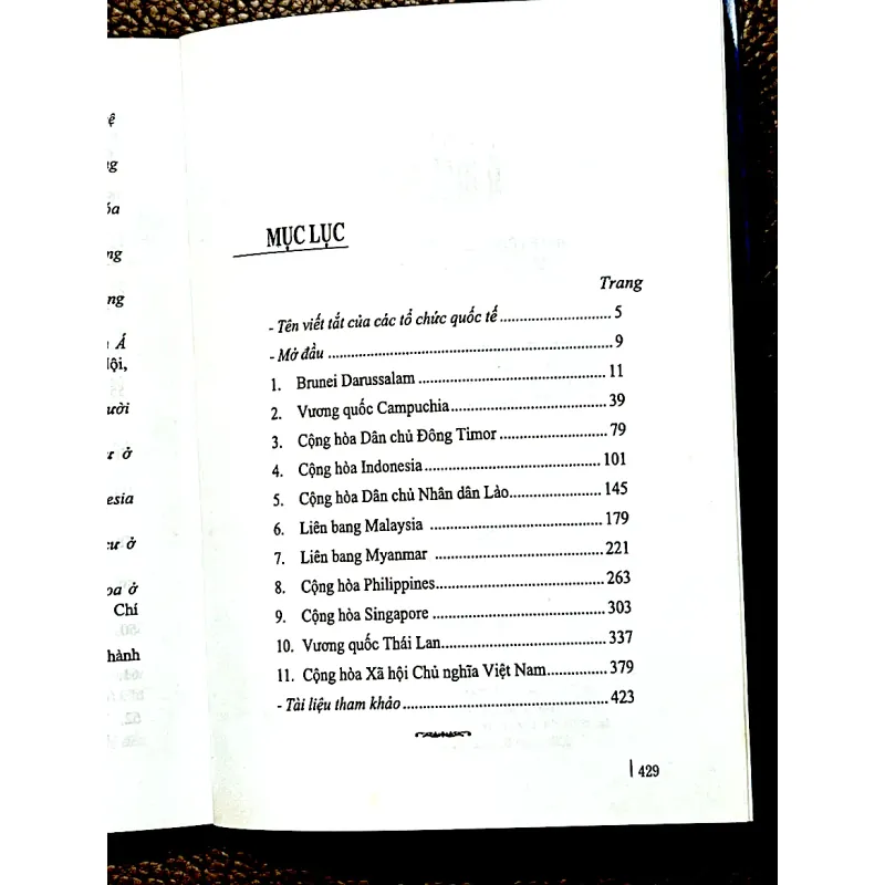CÁC NƯỚC ĐÔNG NAM Á  - Nhiều tác giả 1038114