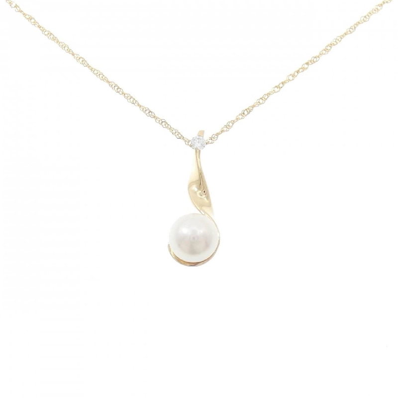 K18YG Vòng cổ ngọc trai Akoya 8.3mm - Hàng hiệu Chính hãng 856400