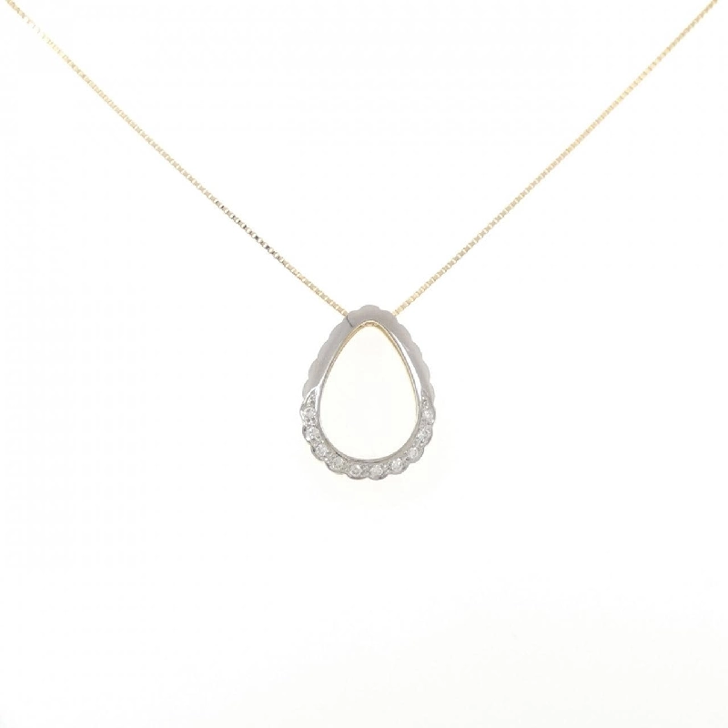 Dây chuyền kim cương K18YG/K18WG 0.21CT - Hàng hiệu Chính hãng 858463