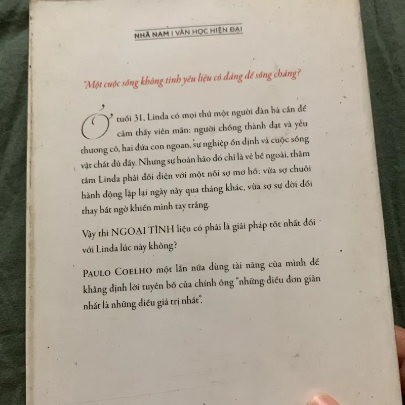 Tiểu thuyết Ngoại Tình - Paulo Coelho 757861