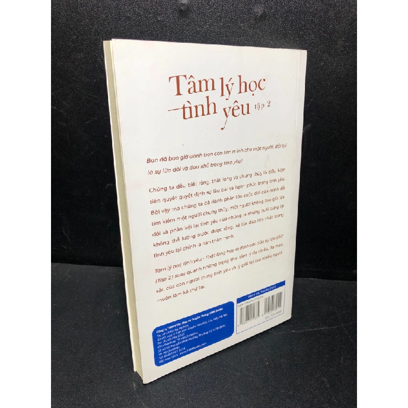 [59K/kg] Tâm lý học tình yêu tập 2 2020 Vũ Chí Hồng mới 85% HCM1811 436897