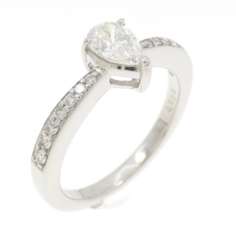 Nhẫn kim cương PT950 0.500CT J VS2 hình giọt nước - Hàng hiệu Chính hãng 871227