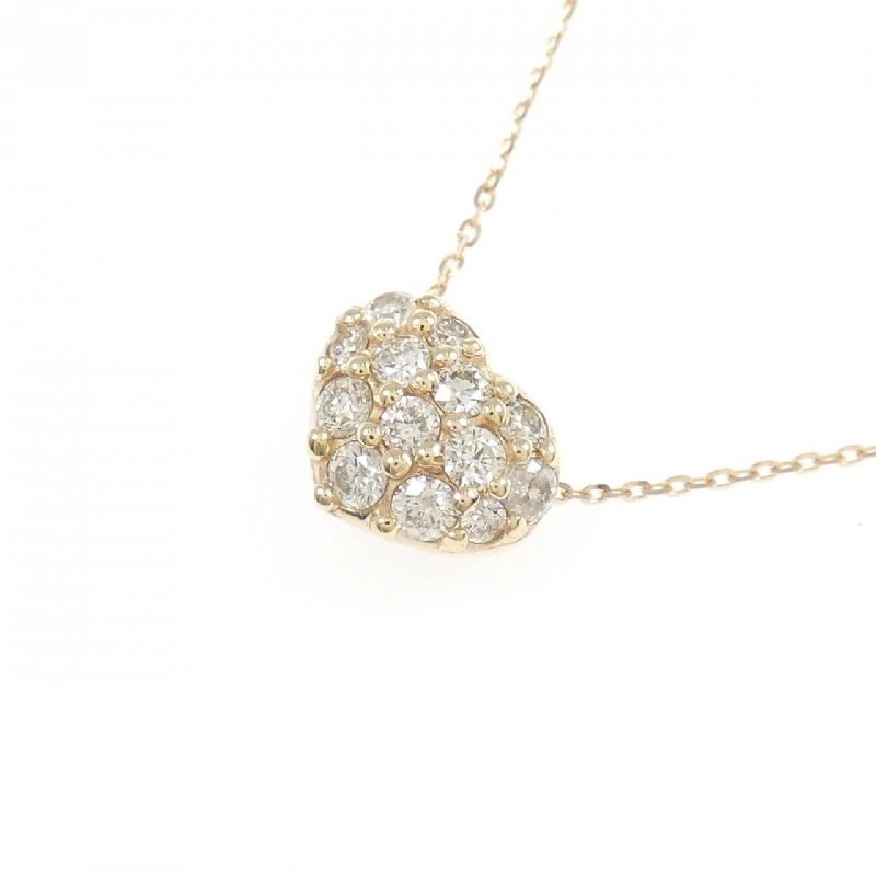 K18PG Dây chuyền trái tim kim cương 0.30CT - Hàng hiệu chính hãng 858391