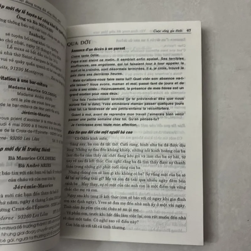 500 mẫu thư tín Pháp - Việt dùng trong đời sống hằng ngày 719315