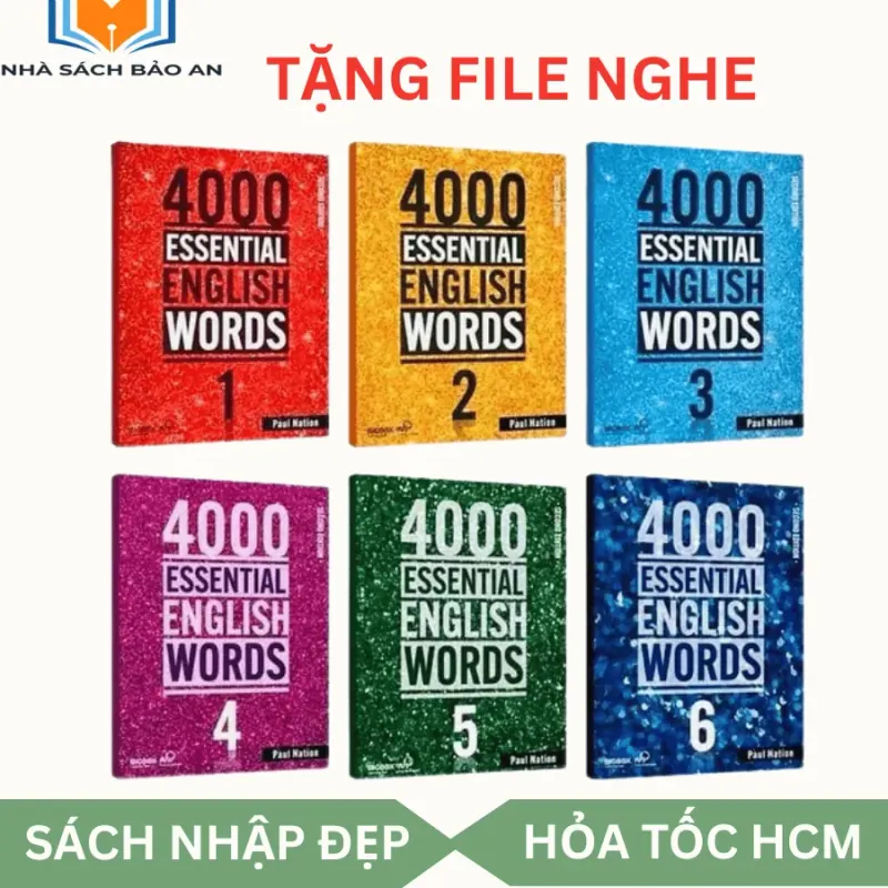 Sách - 4000 Essential English Words – 6 Books + AUDIO| Bản Nhập Khẩu, Sách học từ vựng 745069