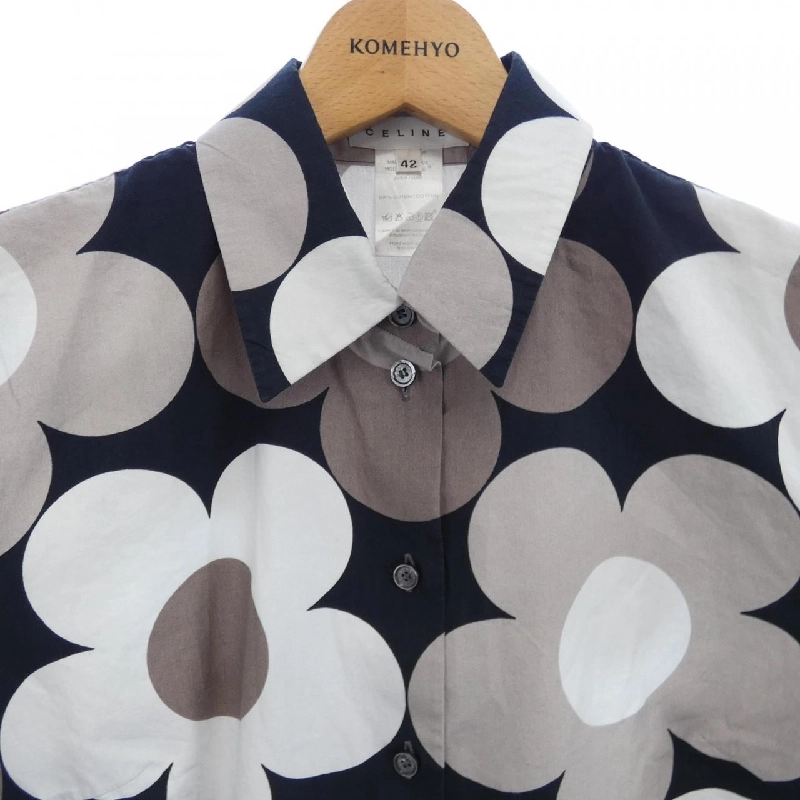 Áo sơ mi ngắn tay CELINE - Hàng hiệu Authentic 824498