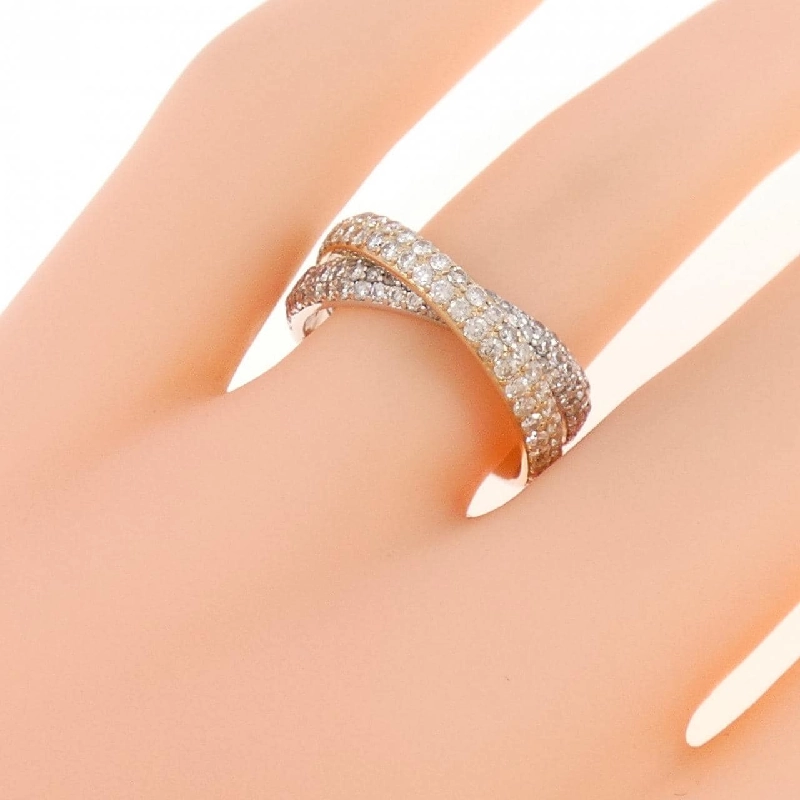 Nhẫn kim cương K18WG/K18PG 1.00CT - Hàng hiệu Authentic 854078