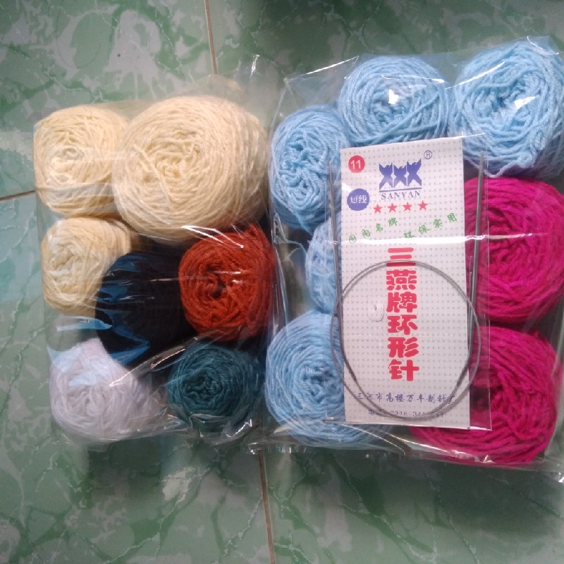 Pass 650gr len milk nhiều màu + tặng kèm 1 kim đan vòng 3.0mm 12151