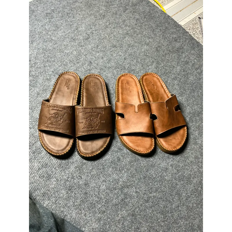 COMBO 2 ĐÔI DÉP DA BÒ THANH LÝ SIZE 41 674910