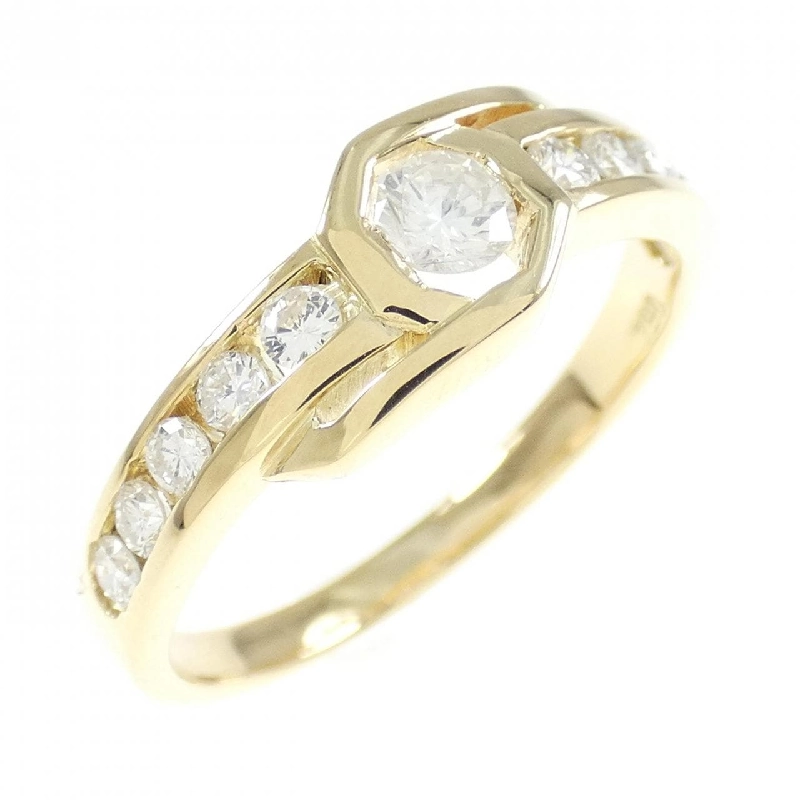 Nhẫn kim cương 750YG 671808