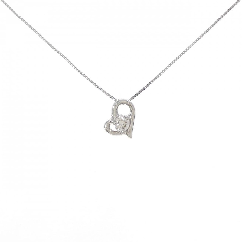 Dây chuyền kim cương hình trái tim PT900/PT850 0.10CT - Hàng hiệu Chính hãng 861153