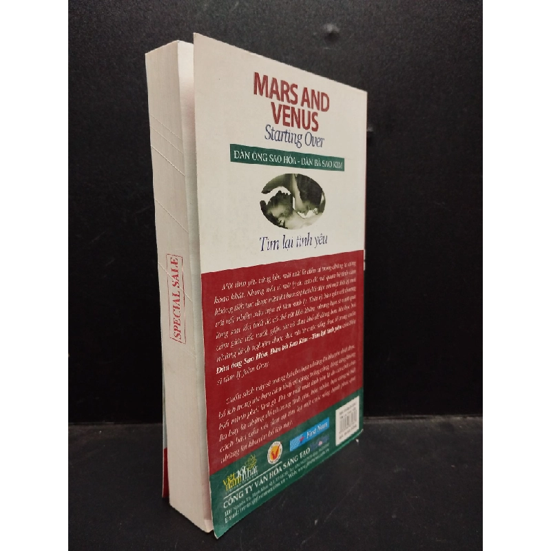 Đàn ông sao hỏa - Đàn bà sao kim: Tìm lại tình yêu John Gray 2015 mới 80% bẩn ố nhẹ có mộc HCM2503 kỹ năng 134770