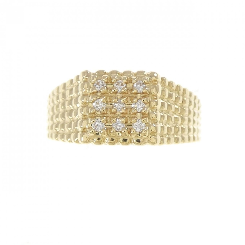 Nhẫn kim cương K18YG 0.12CT - Hàng hiệu Chính hãng 849273