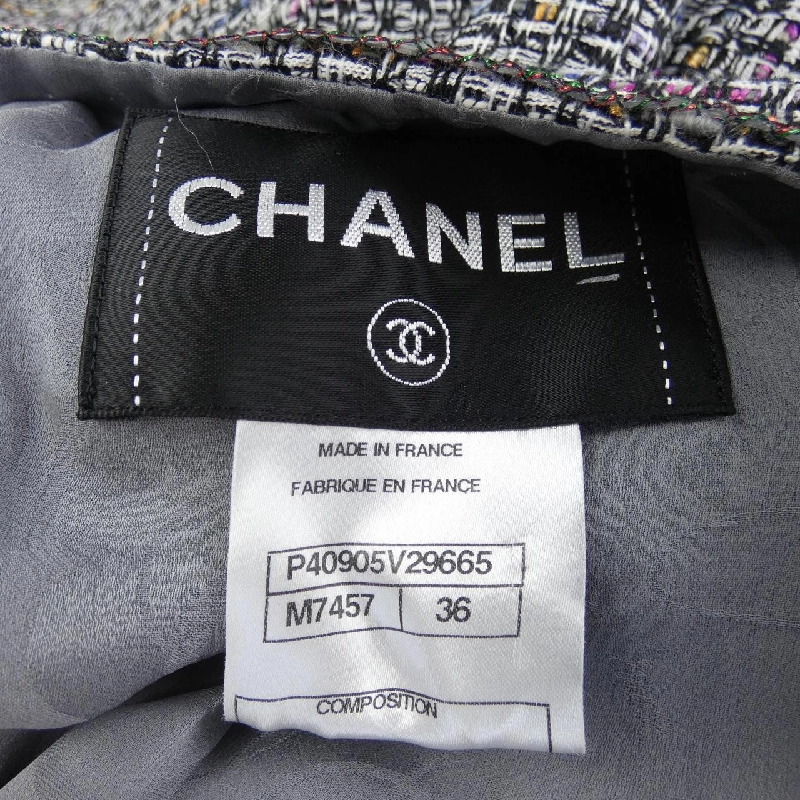 Áo khoác không cổ CHANEL P40905V29665 631766