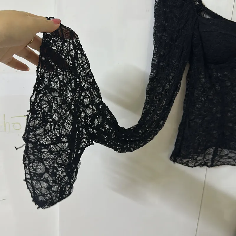 Áo ren tay loe cúp ngực 970992