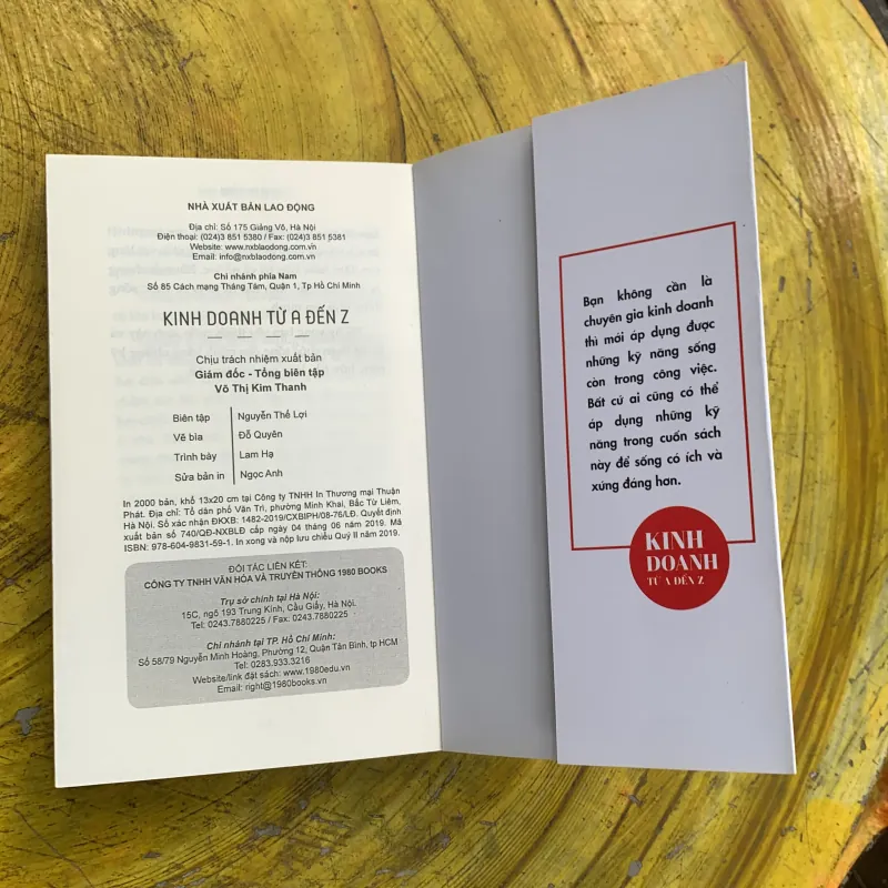 KINH DOANH TỪ A ĐẾN Z 50 kỹ năng cơ bản để xây dựng một doanh nghiệp hiệu quả 747247