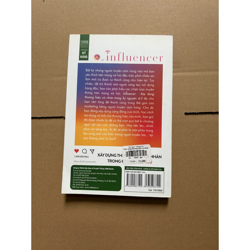 Influencer - xây dựng thương hiệu cá nhân trong kỷ nguyên 4.0 602922