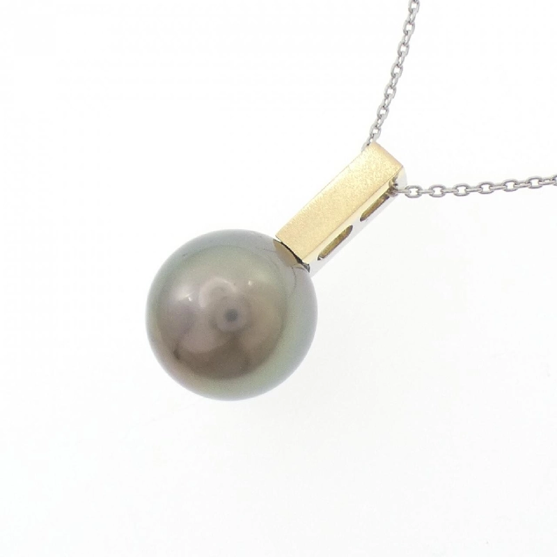 PT900/K18YG/PT850 Ngọc trai đen dây chuyền 13.4mm - Hàng hiệu Authentic 856299