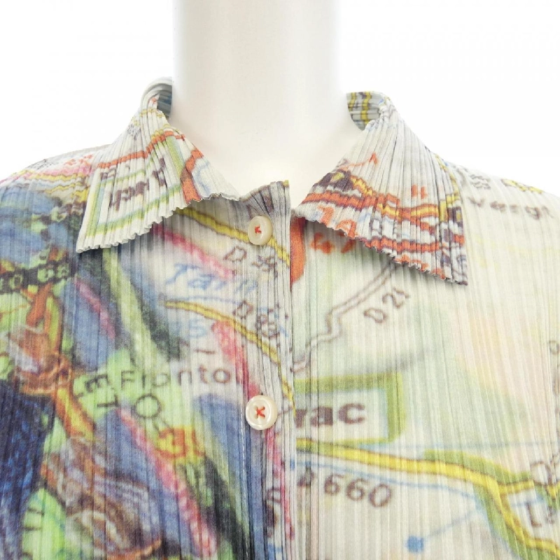 【Mã giảm giá】Áo sơ mi PLEATS PLEASE 646613