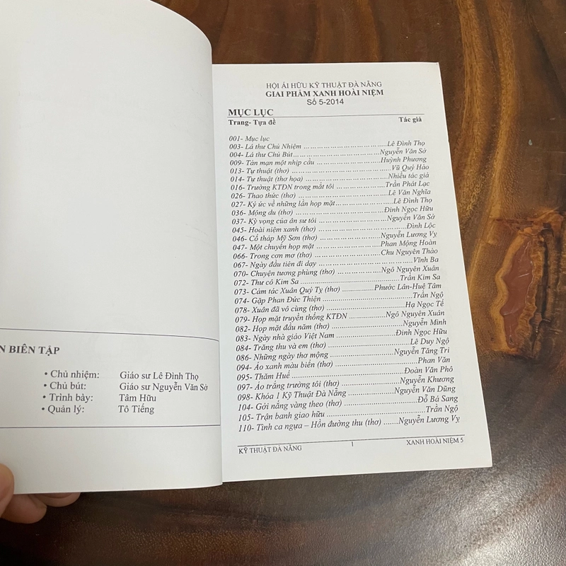 II Tựa sách: Xanh Hoài Niệm _ Kỹ Thuật Đà Nẵng - Số 5.2014 463278