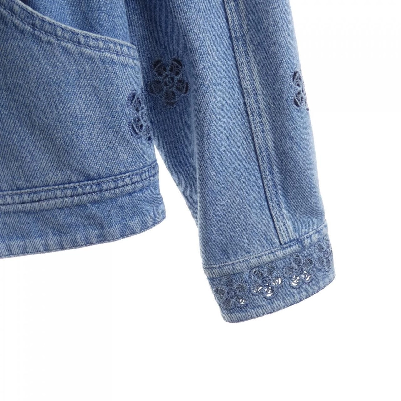 CHANEL LOOK25 P76751V68780 Áo khoác denim - Hàng hiệu Authentic 817369
