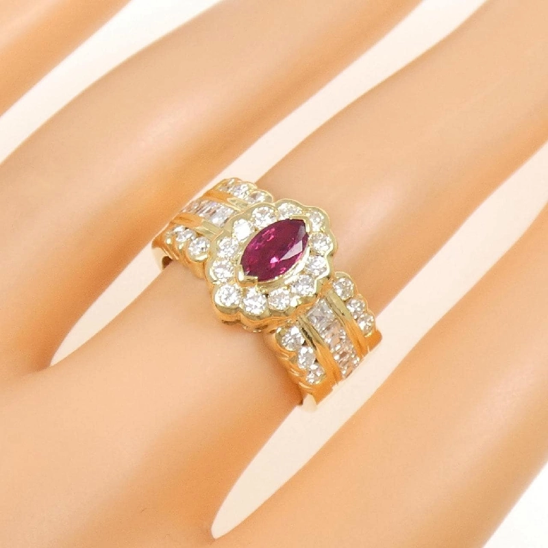 Nhẫn Ruby K18YG 0.54CT - Hàng hiệu Chính hãng 849987