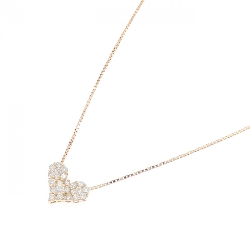 K18PG Dây chuyền trái tim kim cương 0.30CT - Hàng hiệu chính hãng 859086