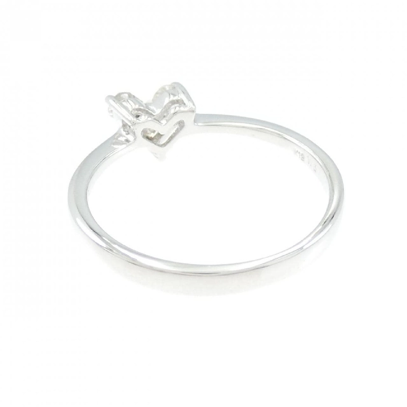 Nhẫn kim cương hình trái tim K18WG 0.25CT 671351