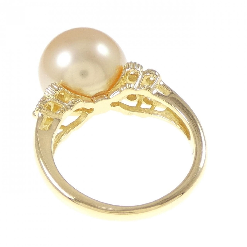 Nhẫn ngọc trai trắng K18YG 12.1mm 671560