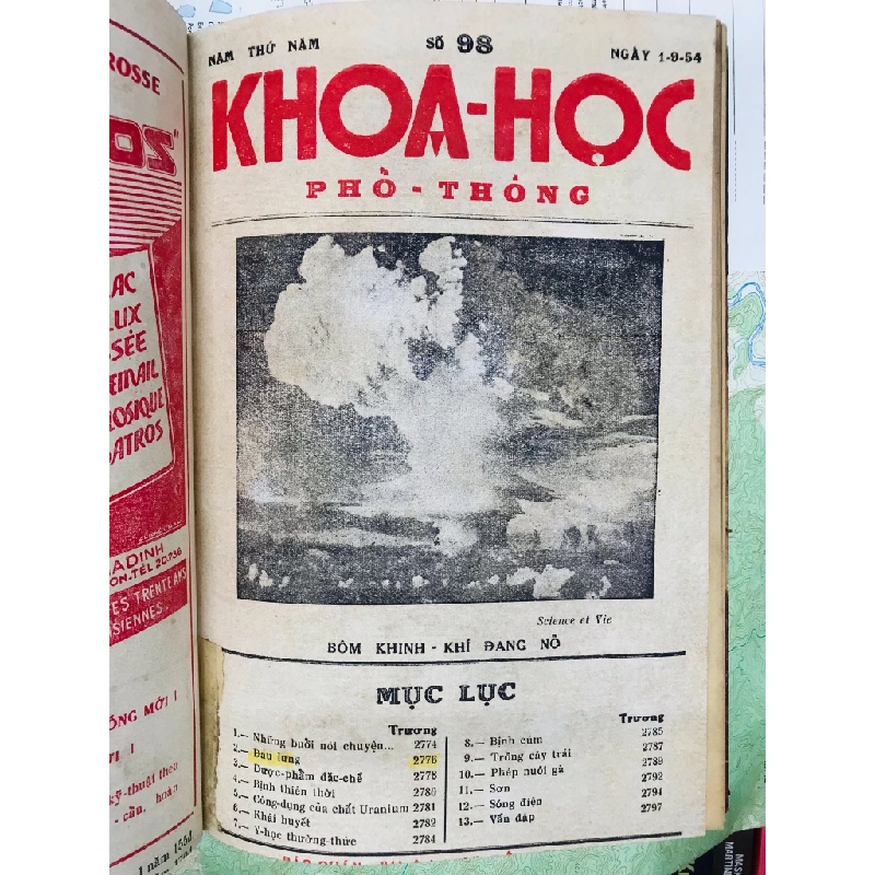 Khoa học phổ thông số 94 -105 ( trọn 12 số đóng chung bìa cứng ) 127134