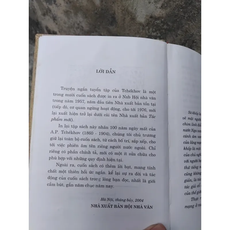 Truyện ngắn Sê khốp ( Tsekhov )  1025107