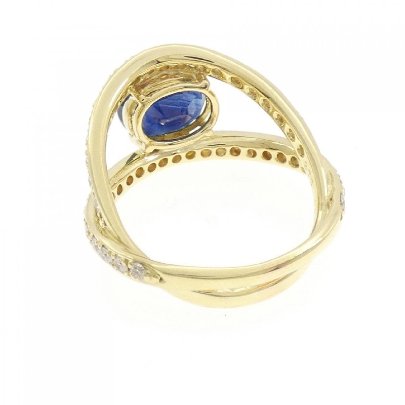 Nhẫn Sapphire K18YG 2.73CT - Hàng hiệu Chính hãng 851372