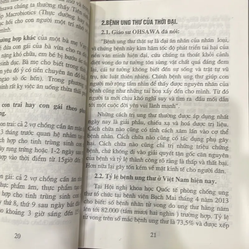 PHƯƠNG PHÁP THỰC DƯỠNG OHSAWA - sức khoẻ hay bệnh tật - y học 1038590