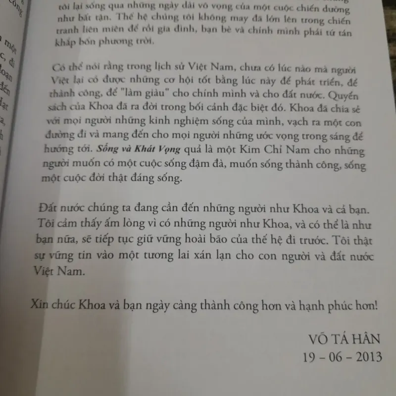 Diễn giả TRẦN ĐĂNG KHOA- SỐNG VÀ KHÁT VỌNG.  762718