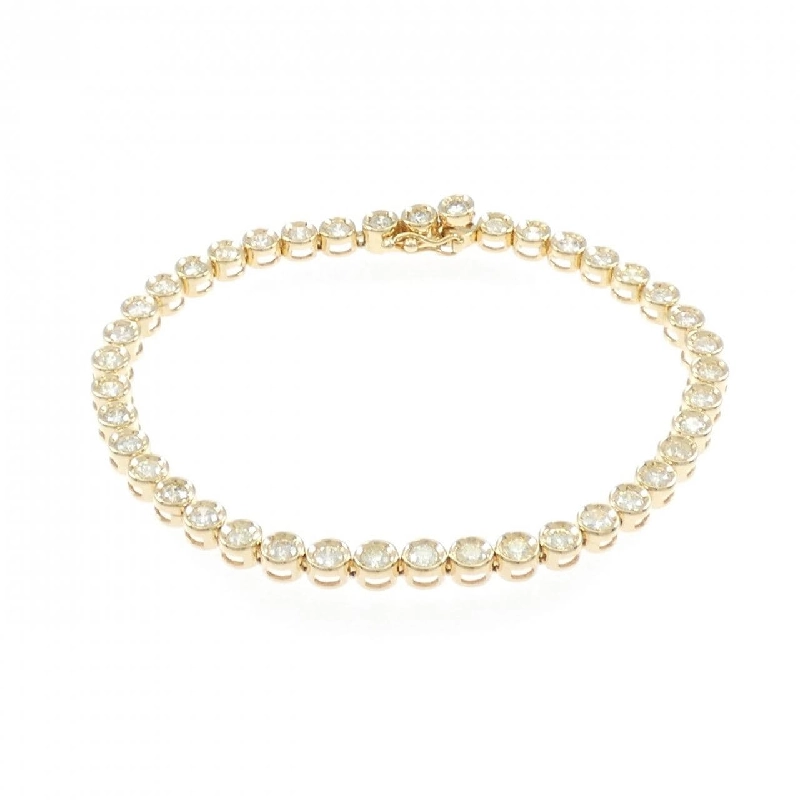 K18YG Vòng tay kim cương 3.04CT - Hàng hiệu Chính hãng 873651