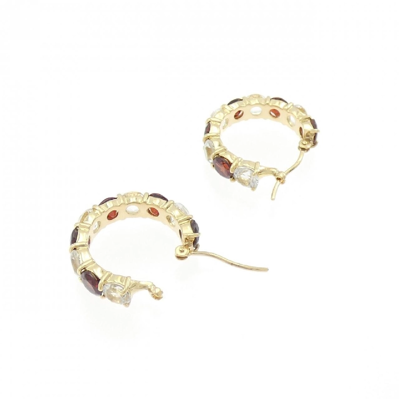 K18YG Garnet Bông tai - Hàng hiệu Chính hãng 874541
