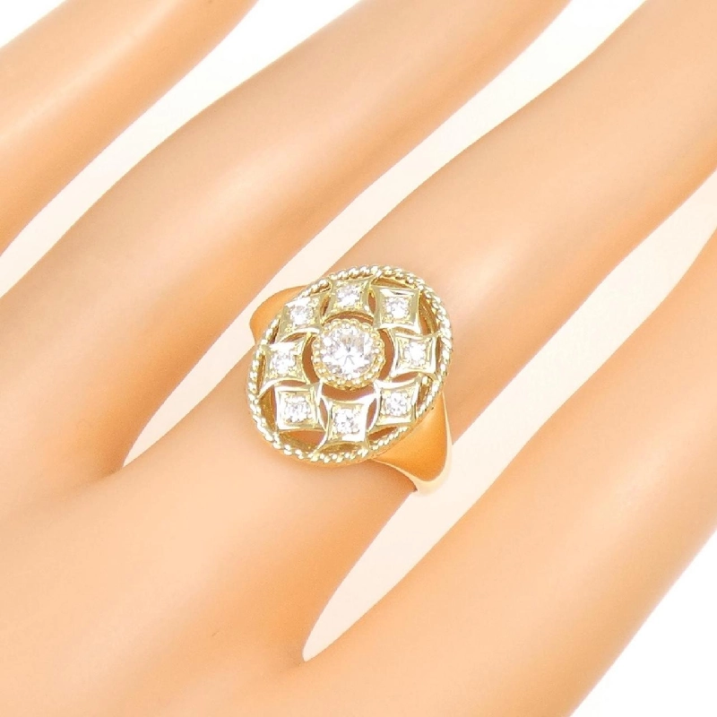 Nhẫn kim cương K18YG 0.21CT - Hàng hiệu chính hãng 851130